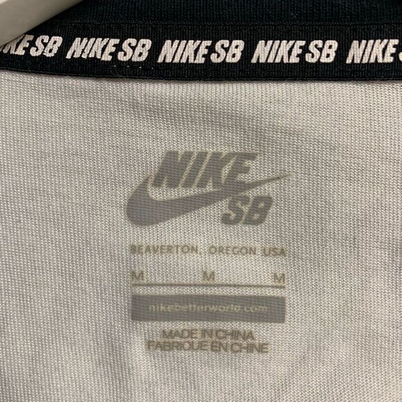 Nike SB Skateboarding Dri-fit Shirt Raglan Henley Men’s Medium - Picture 4 of 8